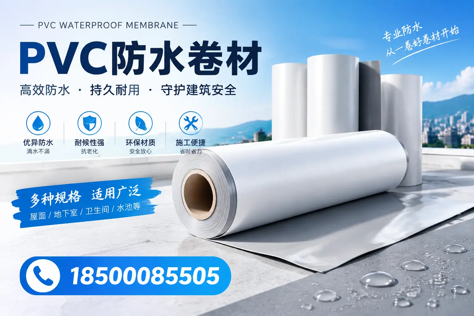 如何选择适合的PVC防水卷材?专家为您解答十堰的需求